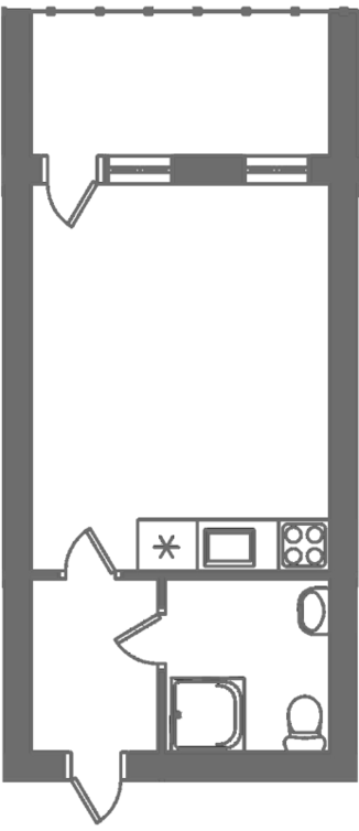 План квартиры студии ЖК "Каравелла Португалии"