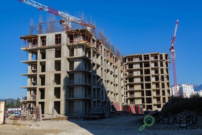 Ход строительства ЖК Фрукты Октябрь 2020