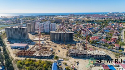Ход строительства ЖК Фрукты Октябрь 2020