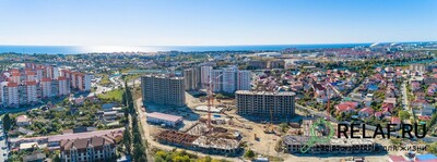 Ход строительства ЖК Фрукты Октябрь 2020