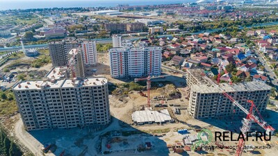 Ход строительства ЖК Фрукты Октябрь 2020